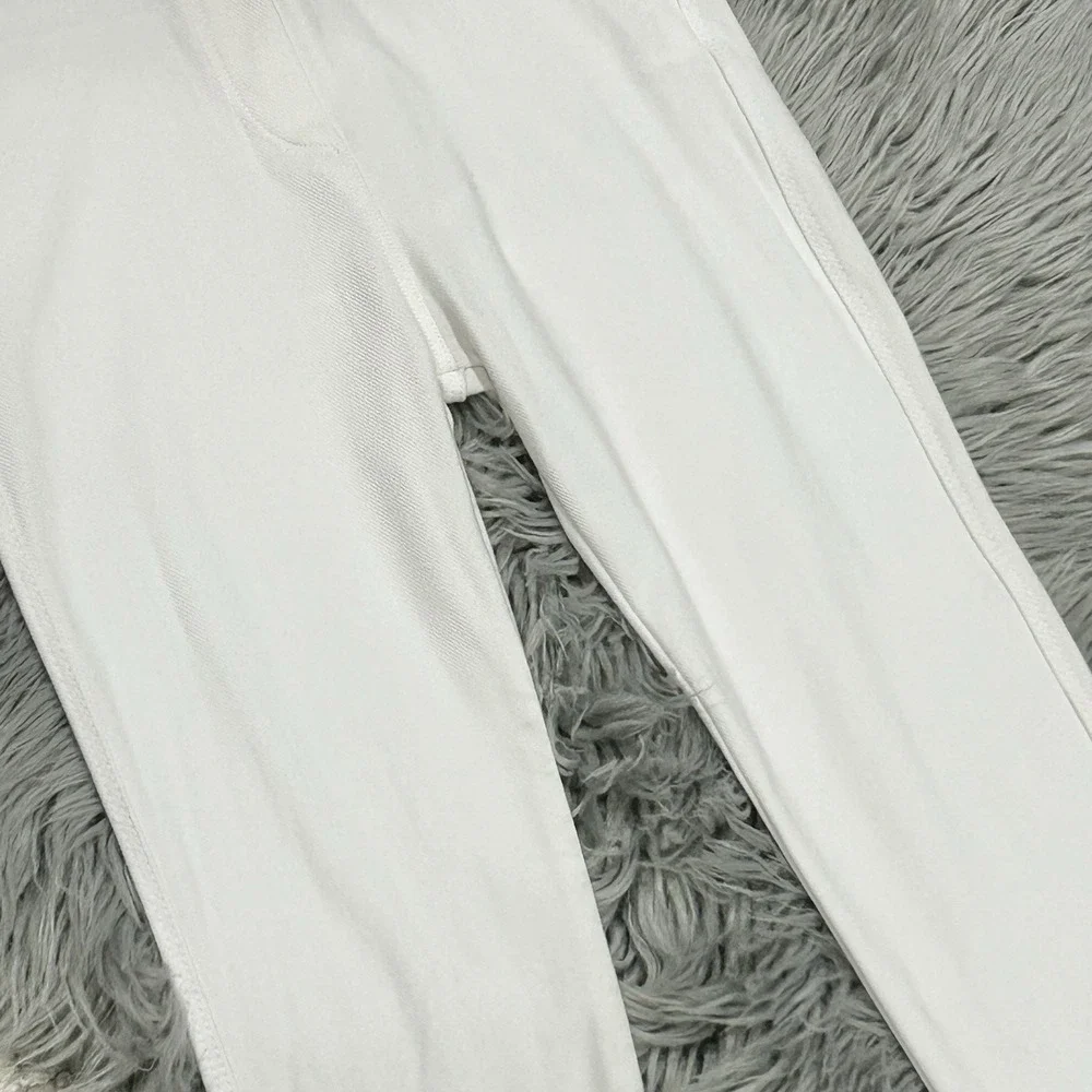 Frenchie Mini Couture White Jegging Cuffed Legging Size 8Y NEW